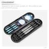 INOOMP 8pcs Darts Case Soft Tip Dividers Storage Box for Darts Supplies Organizer Carrying Case view 2