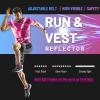 CYCLESPEED Led Reflective Vest Running Gear, Light Up Vest for Night Walking, High Visibility USB Rechargeable Adjustable Running Lights for Runners Walkers Men Women Kids view 3