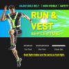 CYCLESPEED Led Reflective Vest Running Gear, Light Up Vest for Night Walking, High Visibility USB Rechargeable Adjustable Running Lights for Runners Walkers Men Women Kids view 3