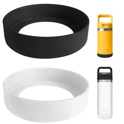 Acemoo 2 PCS Silicone Boot Sleeve for YETI Rambler Jr 12 oz and Rambler 12 oz 18 oz, Bottom Protection Accessories for Rambler Bottle - BPA Free