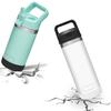 Acemoo 2 PCS Silicone Boot Sleeve for YETI Rambler Jr 12 oz and Rambler 12 oz 18 oz, Bottom Protection Accessories for Rambler Bottle - BPA Free view 2