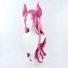TO KU TOO YUO Game Cosplay Wig 90cm Long Pink Gradient Wigs Ear Heat Resistant Synthetic Hair Anime Wigs + Wig Cap view 2