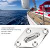 Acouto Ceiling Hook Pad Eye Plate 316 Stainless Steel Marine Hardware Hooks Top Mount Hanger Hook for Marine Boat Ship view 2