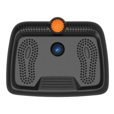 MTSON Standing Desk Mats Anti Fatigue Standing Desk Mat Balance Board Non-Skid, Portable Wobble Balance Mat with Massage Ball, Comfortable Core Trainer, Ergonomic (Color : Black)