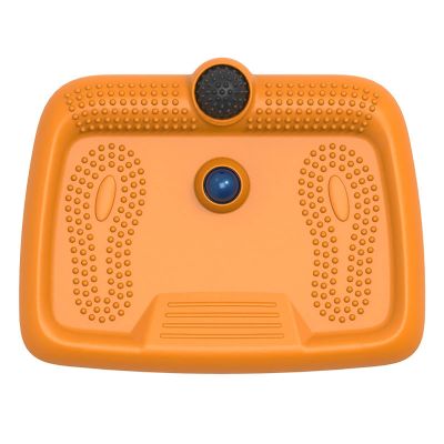 MTSON Standing Desk Mats Anti Fatigue Standing Desk Mat Balance Board Non-Skid, Portable Wobble Balance Mat with Massage Ball, Comfortable Core Trainer, Ergonomic (Color : Orange)