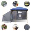 KAMPKEEPER Side Tent,Camping Tent for 10' x 10' Pop Up Canopy, Easy Set Up Gazebo,Compatible with 10' Wide Canopy Tents (Grey) view 3