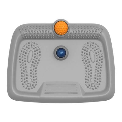 MTSON Standing Desk Mats Anti Fatigue Standing Desk Mat Balance Board Non-Skid, Portable Wobble Balance Mat with Massage Ball, Comfortable Core Trainer, Ergonomic (Color : Light Gray)