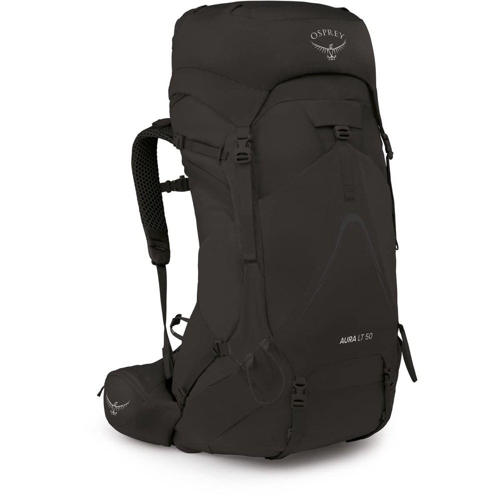 Osprey Aura AG LT 50L Women's Backpacking Backpack, Black, WXS/S