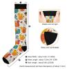 Wusikd Squirrel Geometric Compression Socks for Women and Men Circulation Funny Long Socks for Athletic Running 1 view 4