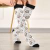 Wusikd Funny Owl Compression Socks for Women and Men Circulation Flower Long Socks for Athletic Running 1 view 3