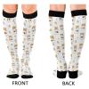 Wusikd Cute Little Hamster Compression Socks for Women and Men Circulation Melon Seeds Long Socks for Athletic Running 1 view 4