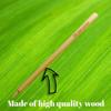 Bratla Cricket wickets with bails - Cricket Stumps Made of Wood, Set of 3 Stumps for Cricket with 2 bails, T20 Cricket Wicket, Cricket Stumps (Natural Wood) view 4