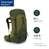 Osprey Atmos AG LT 65L Men's Backpacking Backpack, Black, S/M view 2