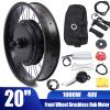 Electric Bicycle Conversion Kit, DYRABREST 20" E-Bike Front Wheel Frame Kit 20" 48V 1000W for Fat tire Bike Motor kit view 3