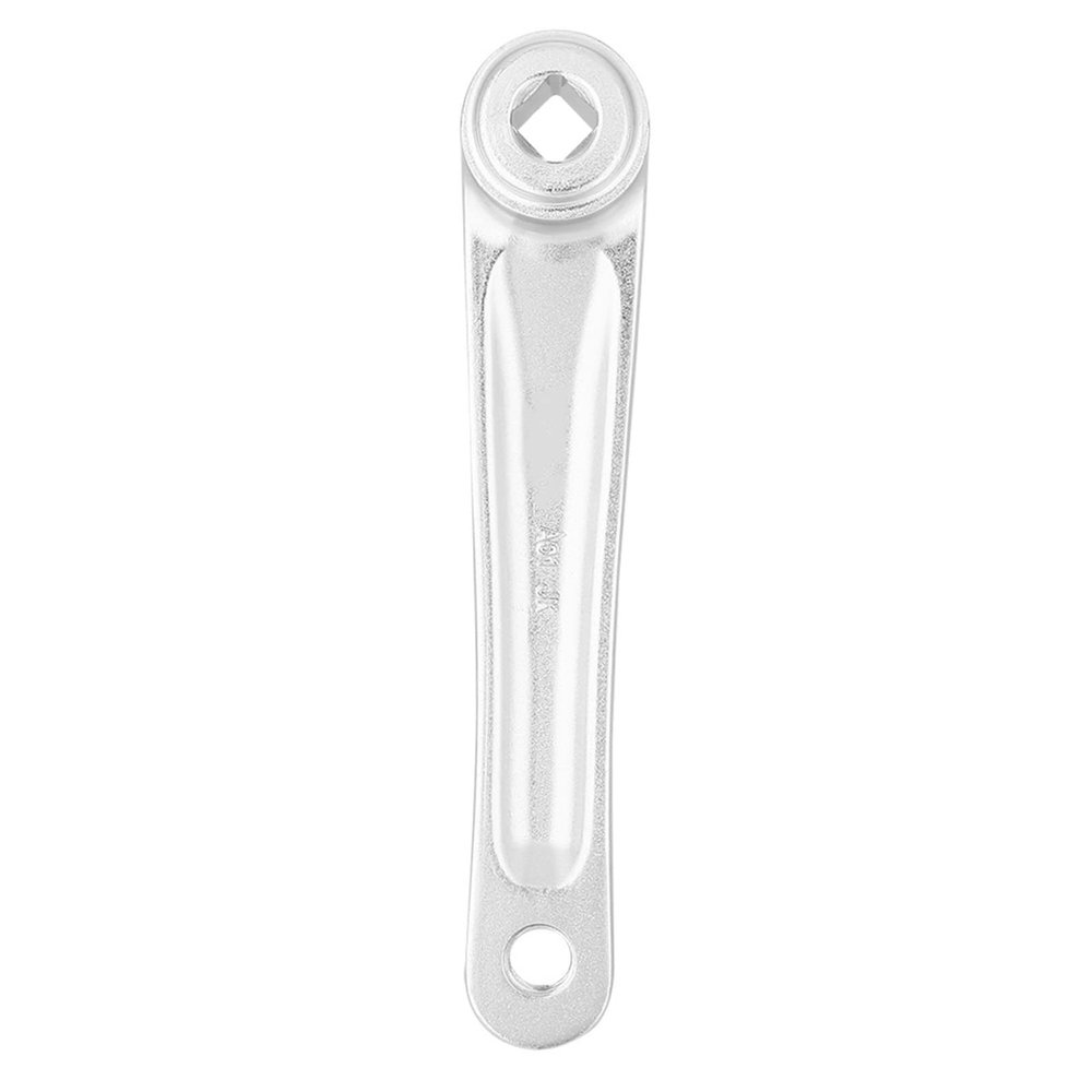 Bicycle Crank Arm, 170mm Bike Crank Leg Left Aluminum Alloy Single Chain Speed Crankset Replacement Accessory for Electric Hybrid Mountain Folding Commuter Road Exercise Repair Square Rhombic Hole