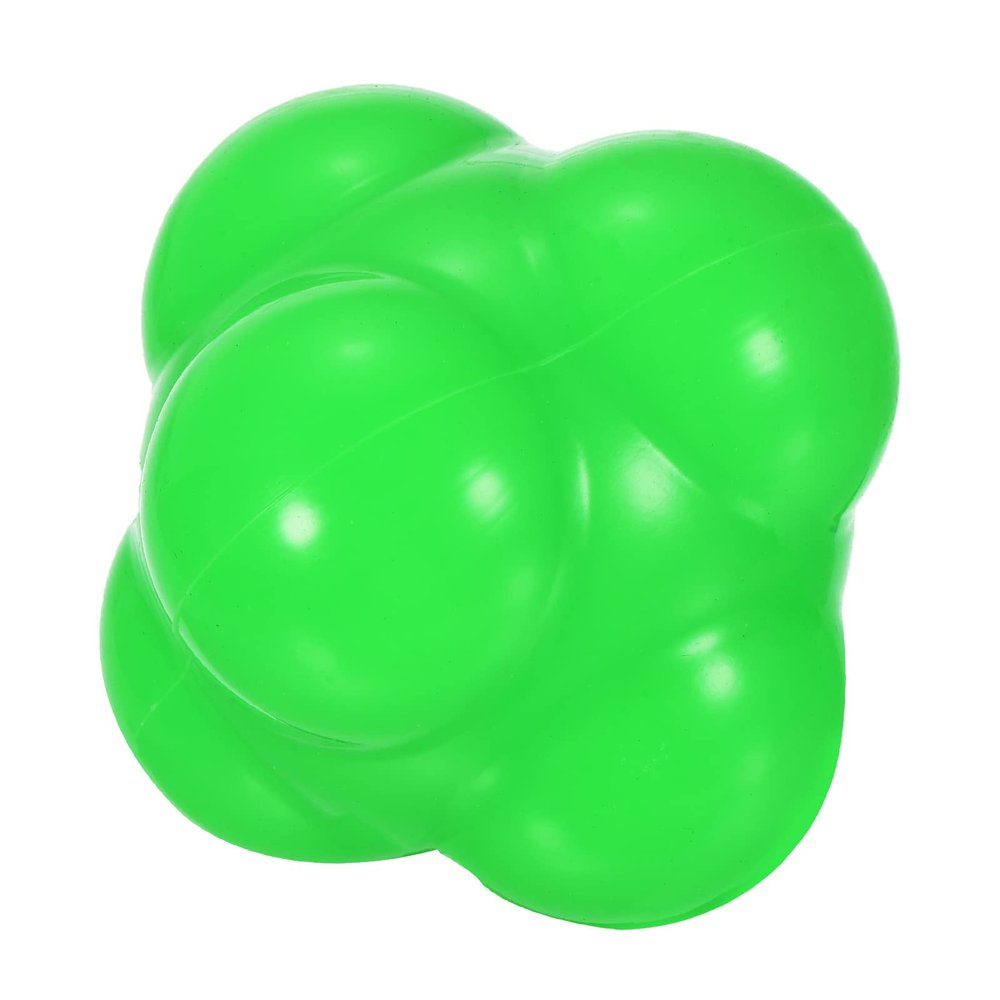 PATIKIL Reaction Ball, Agility Trainer, Silicone Bounce Balls, for Baseball Hand-Eye Coordination Reaction Speed Training, Green
