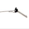 2/4/6Pcs Black Nylon Head Pull Pin Quick Release Pull pin Dia, 3/16" Marine Grade 316 Stainless Steel Bimini top Pins with Lanyard (4) view 3