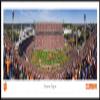 Clemson Football, Team Run Out - 40.25x13.75-inch Standard Framed Print by Blakeway Panoramas view 1