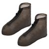 VOCOSTE 1Pair Rain Shoe Covers, Unisex Waterproof Reusable, Ankle High Top Boots Non-Slip, Coffee Colour Size XXXL view 1