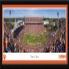 Clemson Football, Team Run Out - 42x15.5-inch Single Mat, Select Framed Picture by Blakeway Panoramas view 1