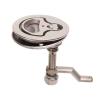 Acouto Boat Cam, Marine 316 Stainless Steel Flush Pull Hatch, Adjustable Floor Buckle Hatch with Back Plate Mirror Polished for Marine Ship Yacht view 1