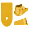 NDZ Performance Magazine Base Plate Finger Extension for Glock Gen 1-5 9MM .40 .357 SIG Laser Engraved Anodized Aluminum in Gold - Plain view 4