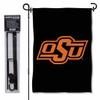 Cowboys Black Garden Flag with Pole Stand Holder view 1