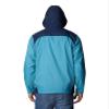 Columbia Men's Glennaker Lake Rain Jacket, Shasta/Collegiate Navy, Small view 2