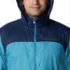 Columbia Men's Glennaker Lake Rain Jacket, Shasta/Collegiate Navy, Small view 4