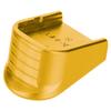NDZ Performance Magazine Base Plate Finger Extension for Glock Gen 1-5 9MM .40 .357 SIG Laser Engraved Anodized Aluminum in Gold - G Square Gen 4 view 2