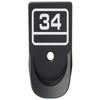 NDZ Performance Magazine Base Plate Finger Extension for Glock Gen 1-5 9MM .40 .357 SIG Laser Engraved Anodized Aluminum in Black - G Square Model 34 view 1