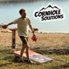 Cornhole Solutions PRO Tournament Cornhole Boards  Regulation 4 ft x 2 ft Professional Set   Baltic Birch Plywood  Folding Legs  UV Printed & Clear Coated  Made in USA view 2