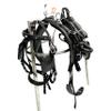 AMAZING HORSE STUFF Nylon Driving Harness for Horse Cart, Heart Shaped Studd & Sparkling Stones on Browband (Full, Cob, Pony, Shetland, Mini, Black) (Full) view 3