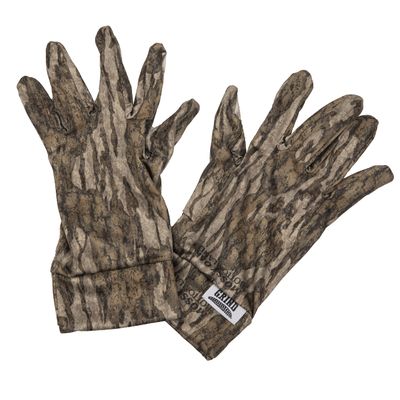 The Grind MO Bottomland Camo Turkey Gloves, Lightweight Touchscreen Compatible Camo Gloves for Turkey Hunting