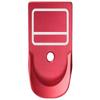 NDZ Performance Magazine Base Plate Finger Extension for Glock Gen 1-5 9MM .40 .357 SIG Laser Engraved Anodized Aluminum in Red - G Square view 1
