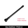 ZSHJGJR Archery Bow Stabilizer Balance Bar Rod 6/8/10/12/24 Inch 3K Carbon Fiber Bow Stabilizer Extension Damping Shock Absorber for Recurve Compound Bow (12 Inch) view 2