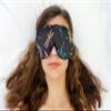 Candi Andi Handmade Weighted Sleep Eye Mask Yoga Pillow - Flax Seed Fill - Unscented - Dragonfly Nite - TEMF-DF view 2