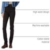 LEVI STRAUSS SIGNATURE Gold Women's '03 Essential High Rise Straight Jeans view 4