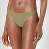 HUGO Womens Hit Logo Brazillian Style Bikini Bottoms, Burnt Olive, Medium US view 3
