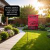 Razorbacks Welcome to our Home Garden Flag with Stand Holder view 4