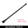 ZSHJGJR Archery Bow Stabilizer Balance Bar Rod 6/8/10/12/24 Inch 3K Carbon Fiber Bow Stabilizer Extension Damping Shock Absorber for Recurve Compound Bow (24 Inch) view 2
