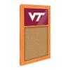 The Fan-Brand NCAA Virginia Tech Hokies - Cork Note Board - Sports Team Bar Sign Dcor: Home, Dorm, Garage, Office, Fan Cave view 2