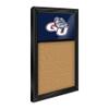 The Fan-Brand NCAA Gonzaga Bulldogs - Dual Logo - White - Cork Note Board - Sports Team Bar Sign Dcor: Home, Dorm, Garage, Office, Fan Cave view 2
