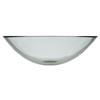 Ambassador Marine - Rectangle Vessel- Smooth Clear Glass,1-3/4" Drain, 16-1/2 x 16-1/2 Inch Outside Dimension x 5-1/2 Inches Deep - V41-1533-CL-W view 4