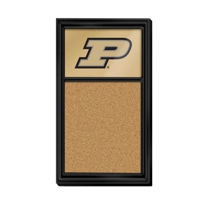 The Fan-Brand NCAA Purdue Boilermakers - Black - Cork Note Board - Sports Team Bar Sign Dcor: Home, Dorm, Garage, Office, Fan Cave