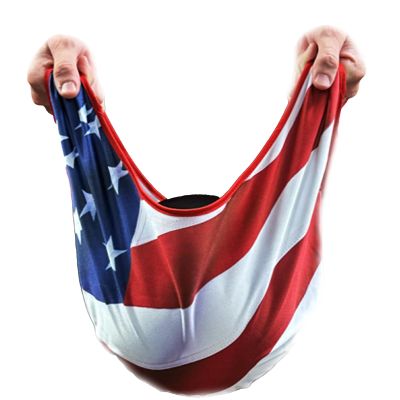 bowlingball.com Giant Bowling Ball Polisher Cleaner See Saw (American Flag)