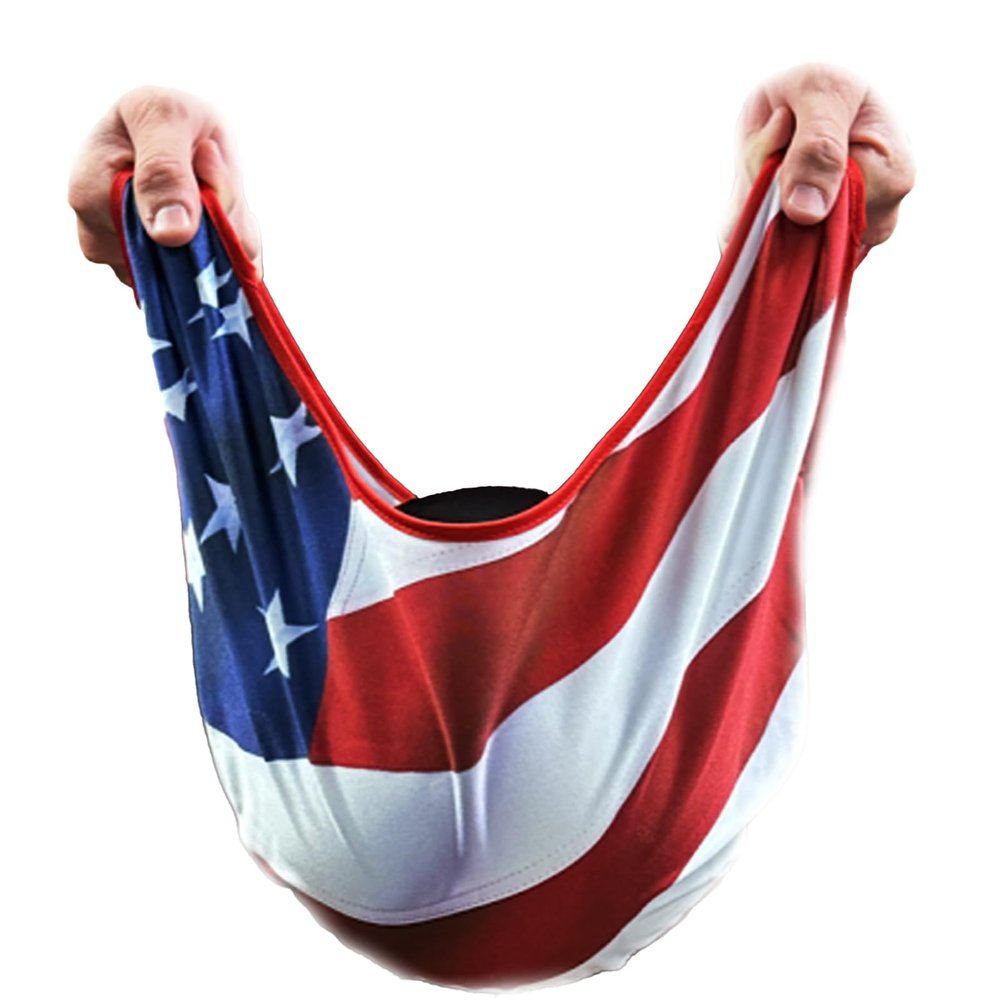 bowlingball.com Giant Bowling Ball Polisher Cleaner See Saw (American Flag)