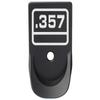 NDZ Performance Magazine Base Plate Finger Extension for Glock Gen 1-5 9MM .40 .357 SIG Laser Engraved Anodized Aluminum in Black - G Square .357 view 1