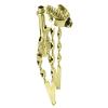 ALTALINE Steel Plated Flat Twisted 12" Bicycle Classic Straight Spring Fork, Multiple Colors (Gold) view 1
