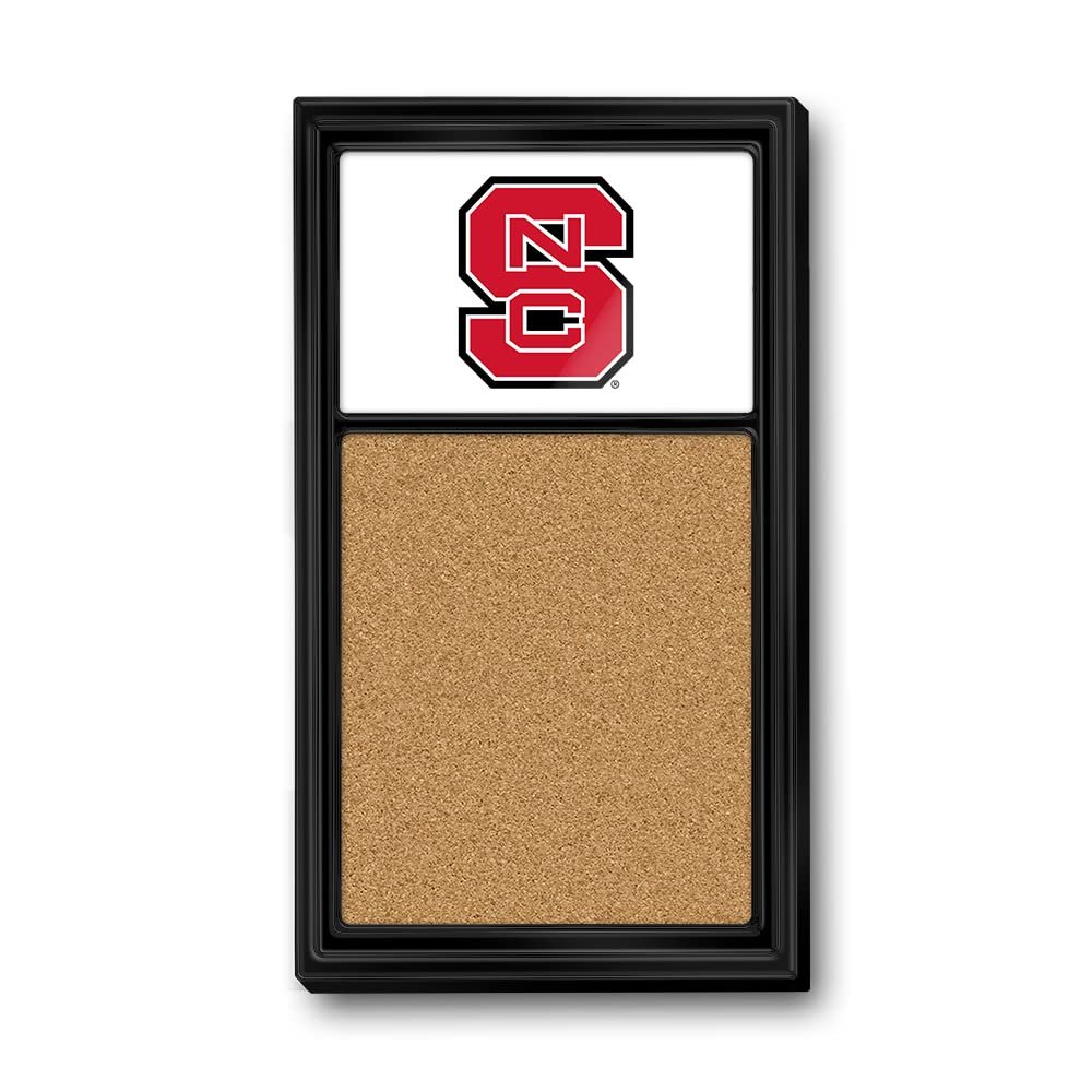 The Fan-Brand NCAA NC State Wolfpack - Cork Note Board - Sports Team Bar Sign Dcor: Home, Dorm, Garage, Office, Fan Cave